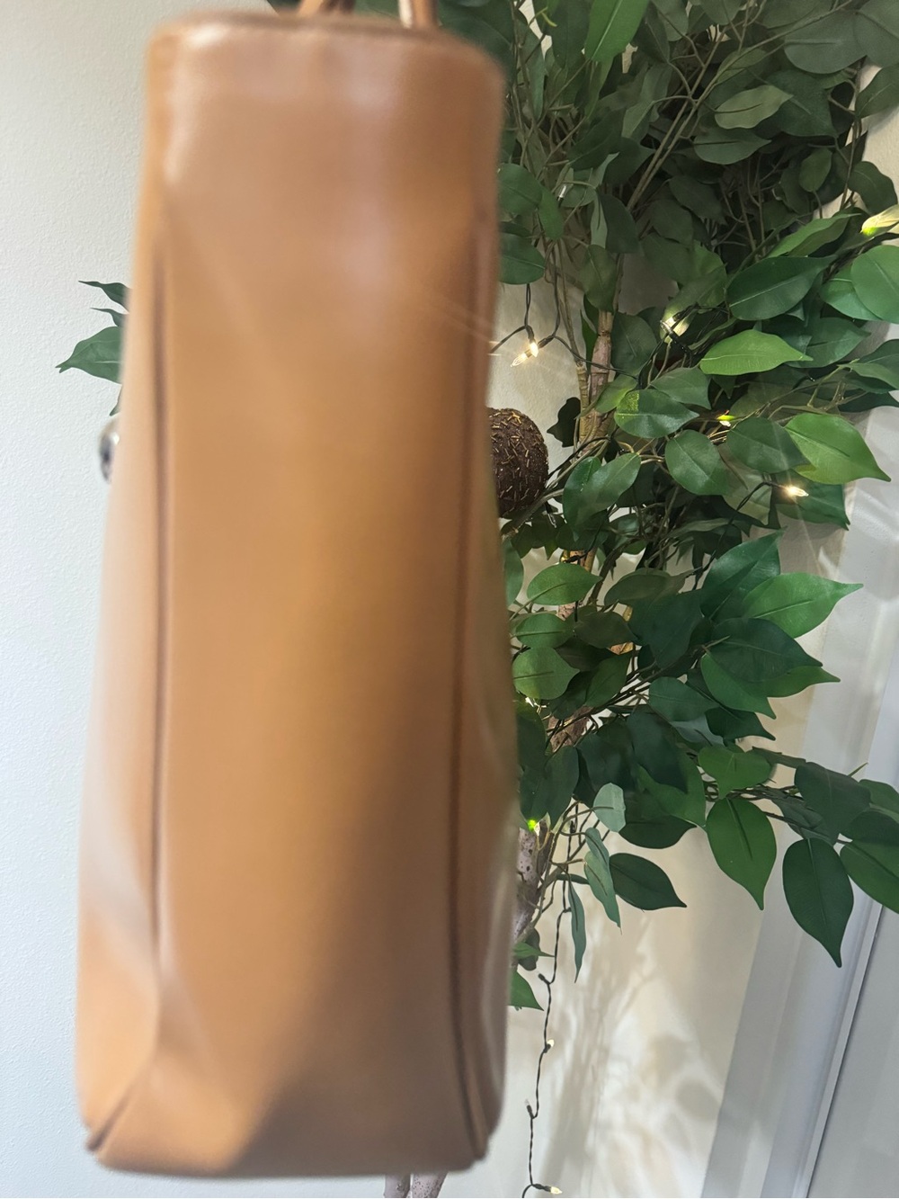 Furla Caramel Leather Tote with silver hardware - Picture 4 of 15
